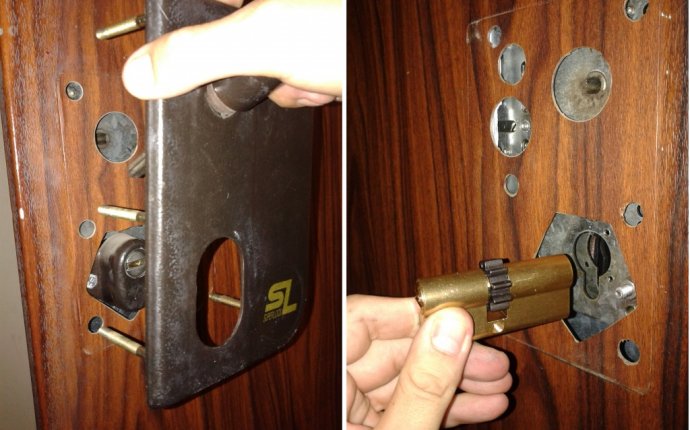 Замена замка входной двери - Замена замка на входной металлической