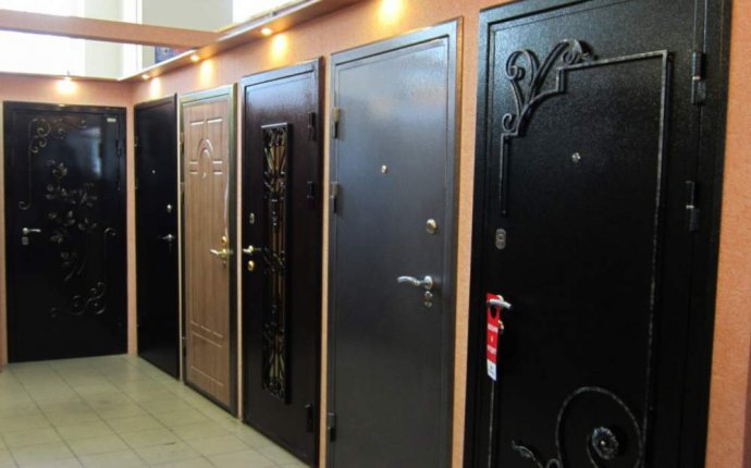 Iron Entrance Doors To The Apartment