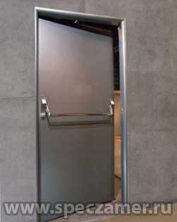 Металлическая противопожарная дверь